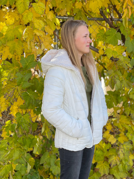 Reversible Puffer Jacket- WOMEN'S or YOUTH--LOW STOCK