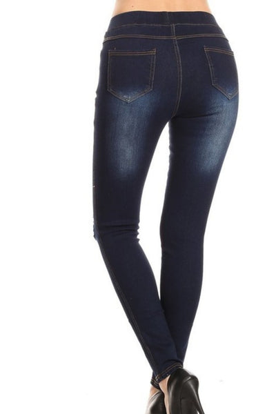 Live-in Pull-on Denim Jeans--LOW STOCK