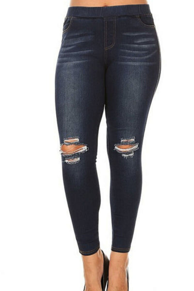 Live-In Knee-Ripped Jeans SMALL ONLY