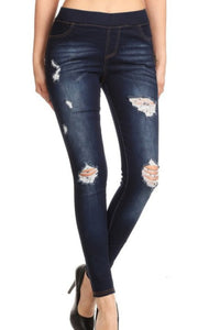 Live-in Pull-on Denim Jeans--LOW STOCK