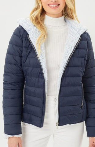 Reversible Puffer Jacket- WOMEN'S or YOUTH--LOW STOCK